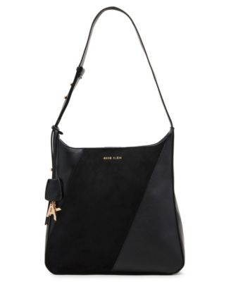 Женская большая сумка-хобо Anne Klein из полиуретана с многокомпонентным дизайном