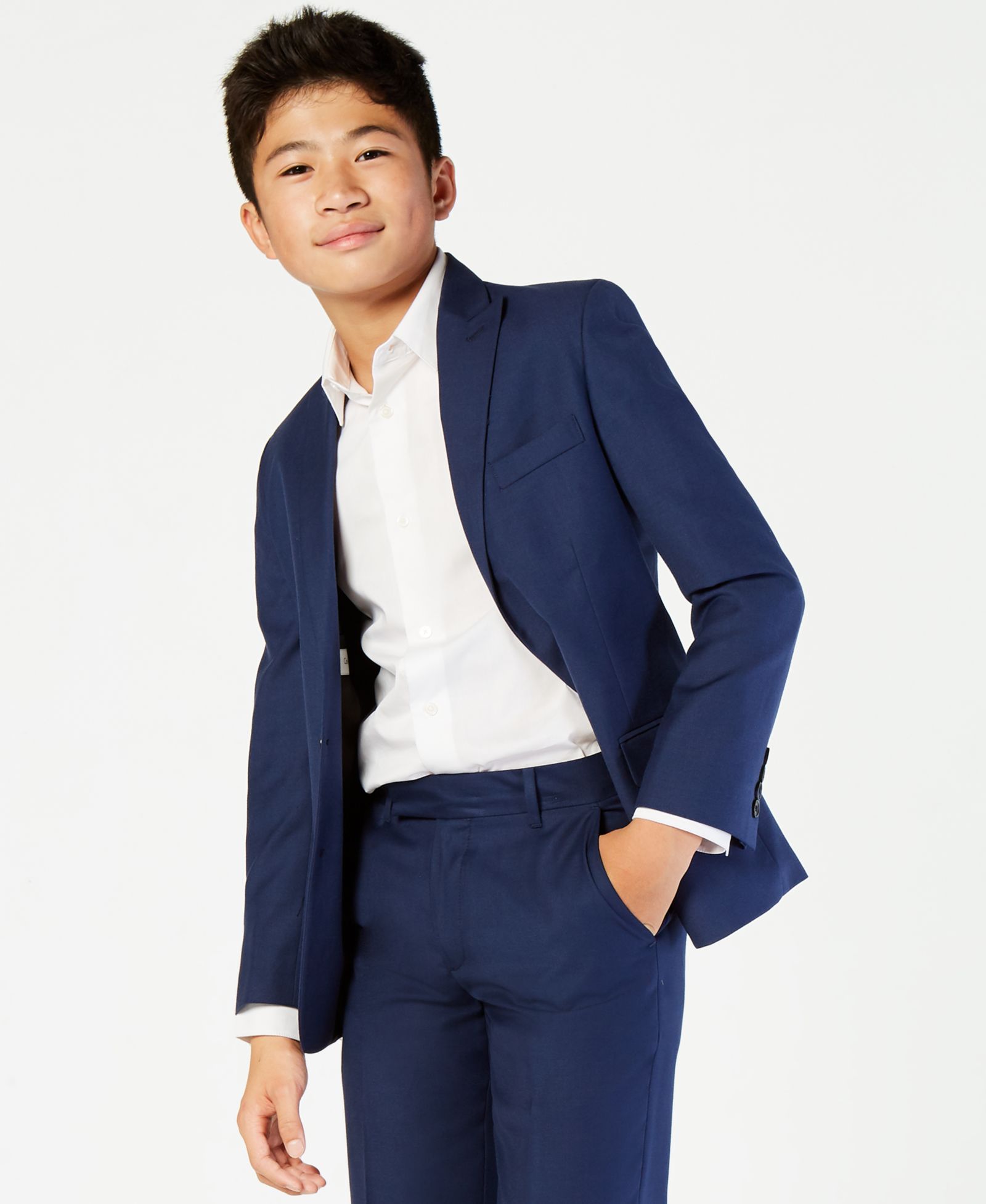Calvin Klein Big Boys Slim-Fit Infinite Stretch Suit Jacket