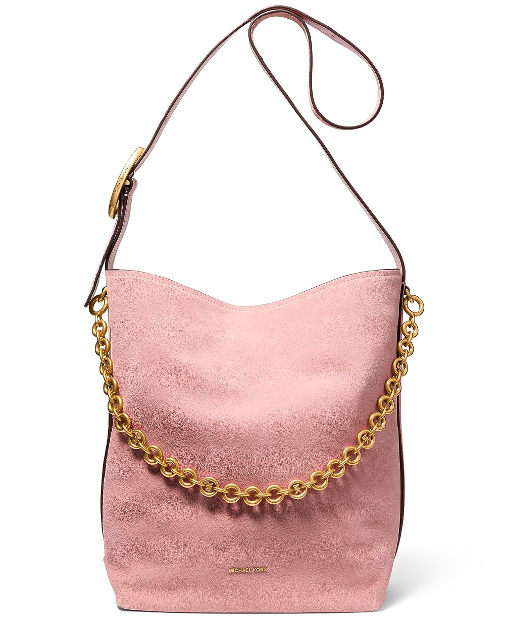 Michael Kors Nolita Large Bucket Shoulder with Chain Handbag