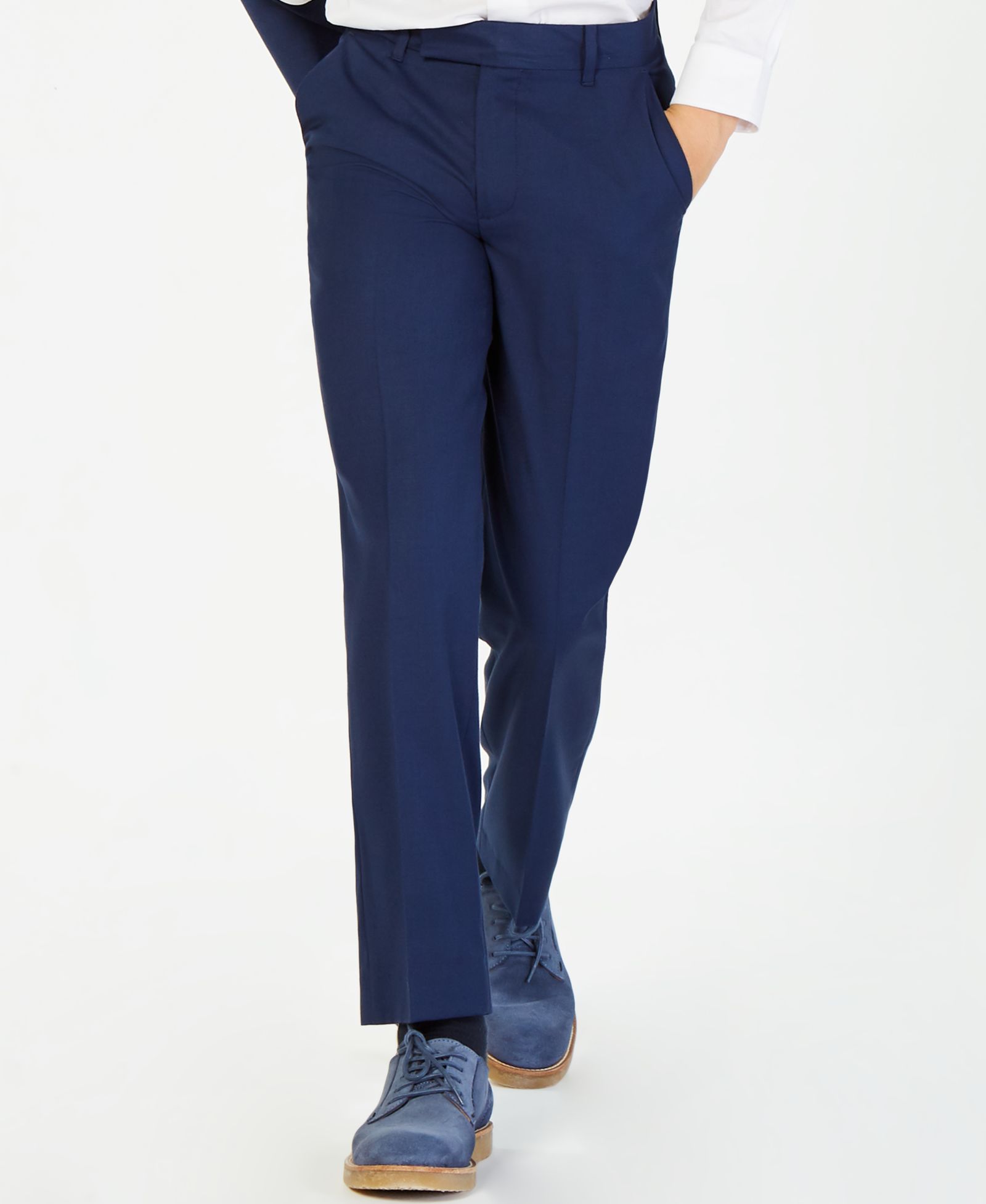 Calvin Klein Big Boys Slim-Fit Infinite Stretch Machine Washable Suit Pants