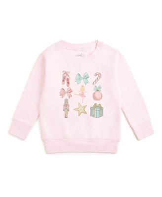 Sweet Wink Girls' 4-16 Nutcracker Cutie Sensory Friendly Cotton-Blend Sweatshirt
