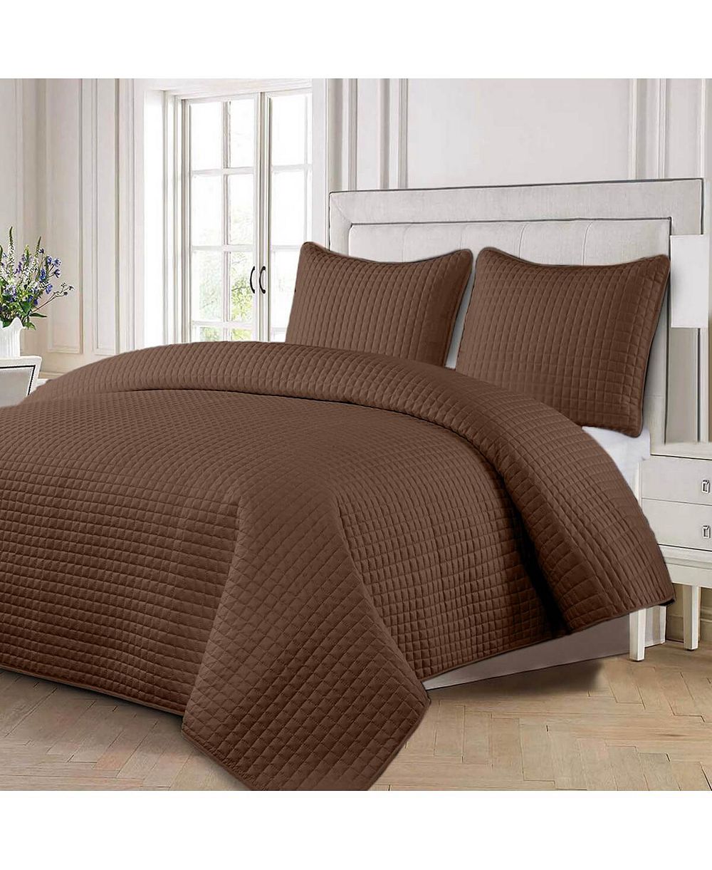 Egyptian Linens комплект стёганых одеял и покрывала в клетку