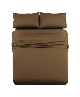 Egyptian Linens Роскошный комплект постельного белья из 100% хлопка, 1000 нитей на квадратный дюйм, однотонный