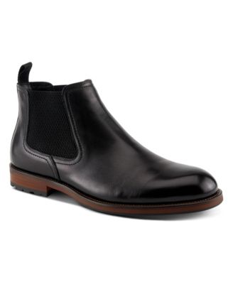 Spring Step Men's Baxter Leather Rubber-Sole Chelsea Boots