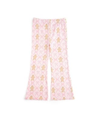 Sweet Wink Toddler Girls' 2T-5T Gingerbread Bow Trellis Flare-Leg Leggings