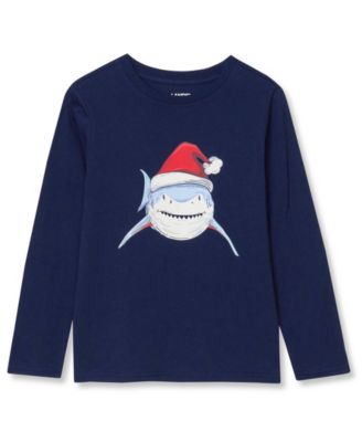 Santa shark/true navy