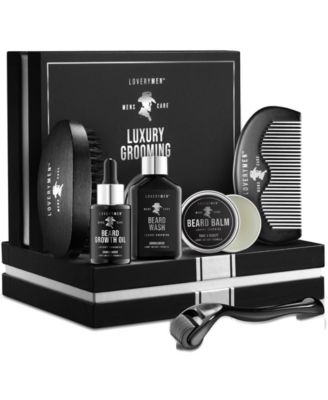 Lovery 7-Pieces Beard Growth Kit Gift Set