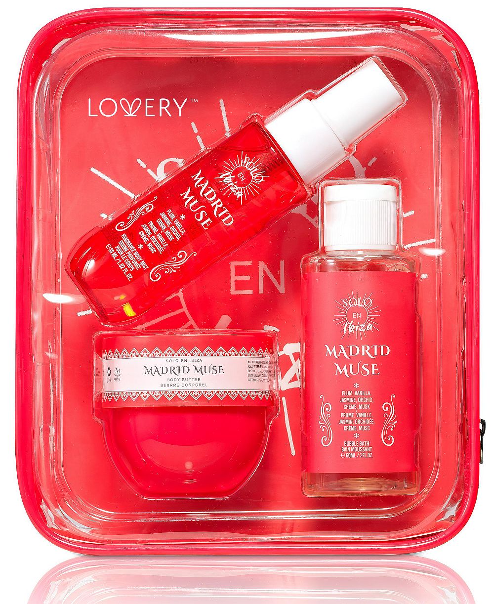 Lovery 3-Pices. Madrid Muse Bath and Body Care Gift Set