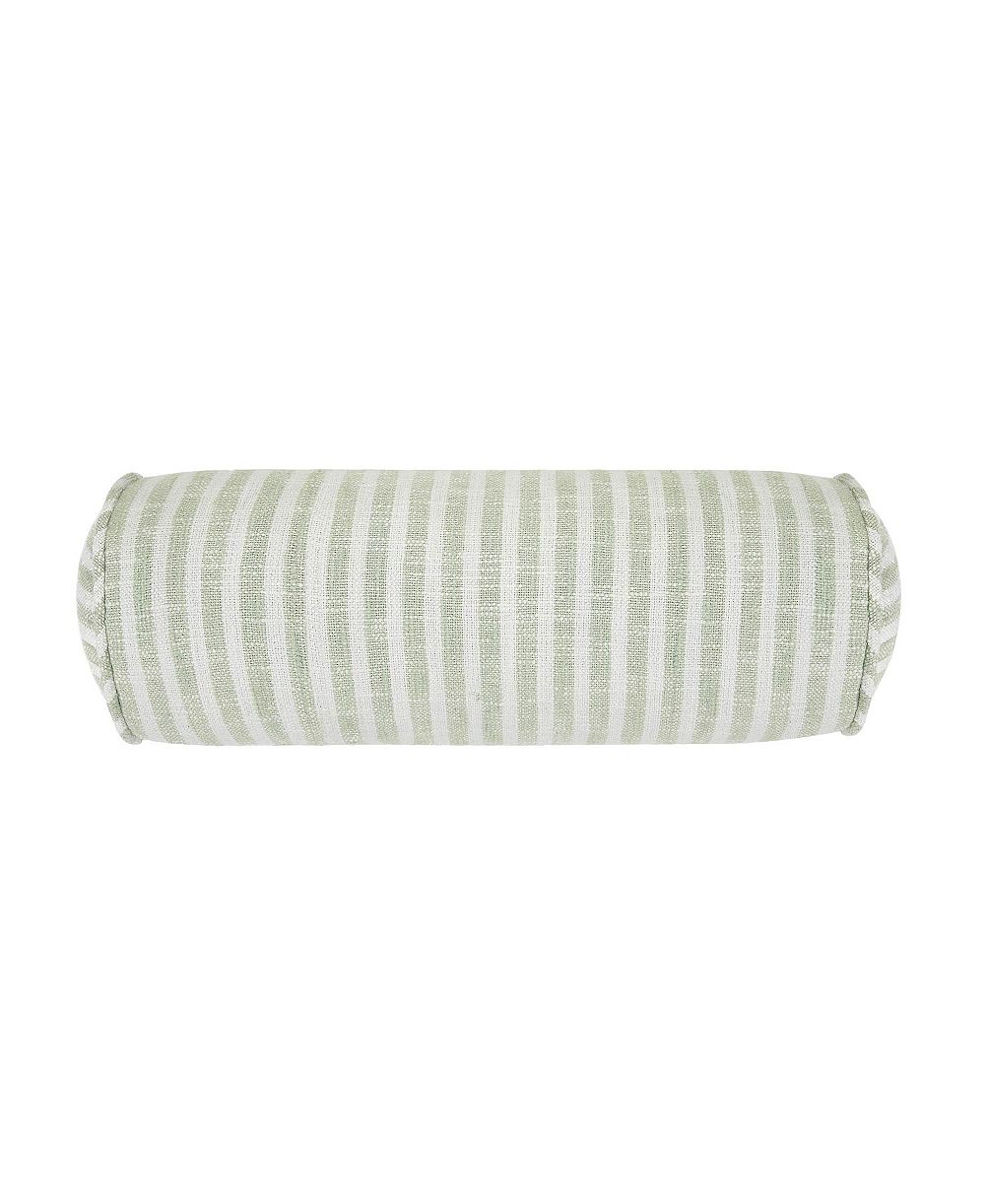 Lucky Brand Marlowe Striped Bolster Decorative Pillow, 7" x 18"