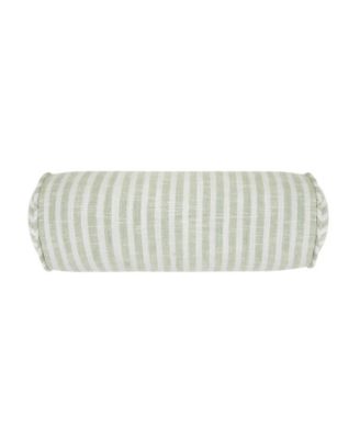 Lucky Brand Marlowe Striped Bolster Decorative Pillow, 7" x 18"