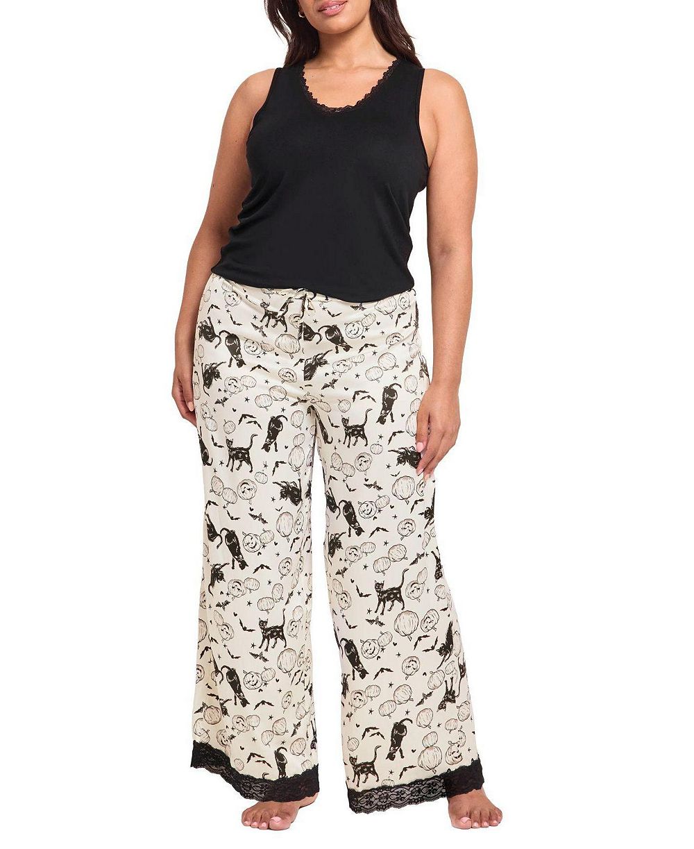 Adore Me Plus Size Laureen Tank Top and Pants Pajama Set
