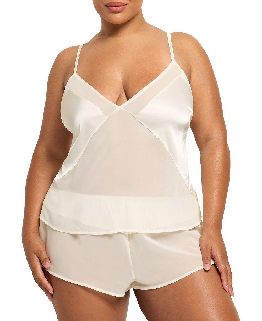Adore Me Plus Size Kimberley Camisole and Short Set Lingerie