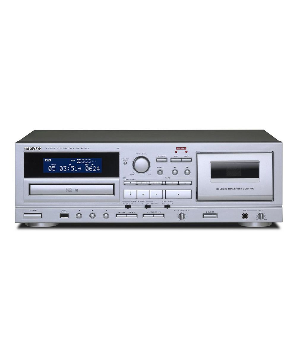 Teac AD-850-SE USB Recording Cassette Deck and CD Player with Microphone Input