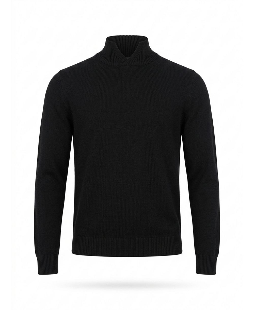 Garnet Men's Wool V-Neck Sweater