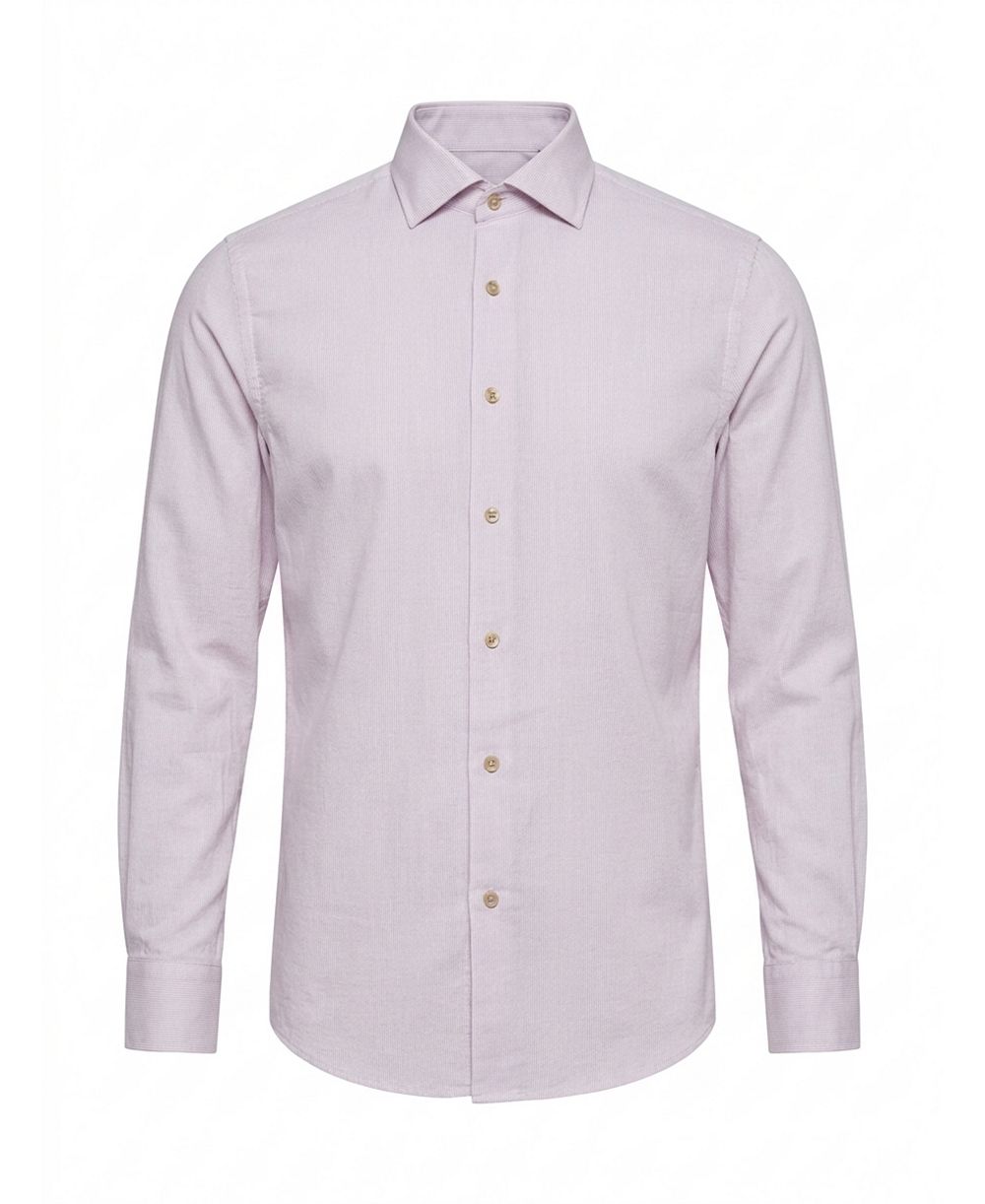 Garnet Men's Slim Fit Cotton Button-Down Dress Shirt