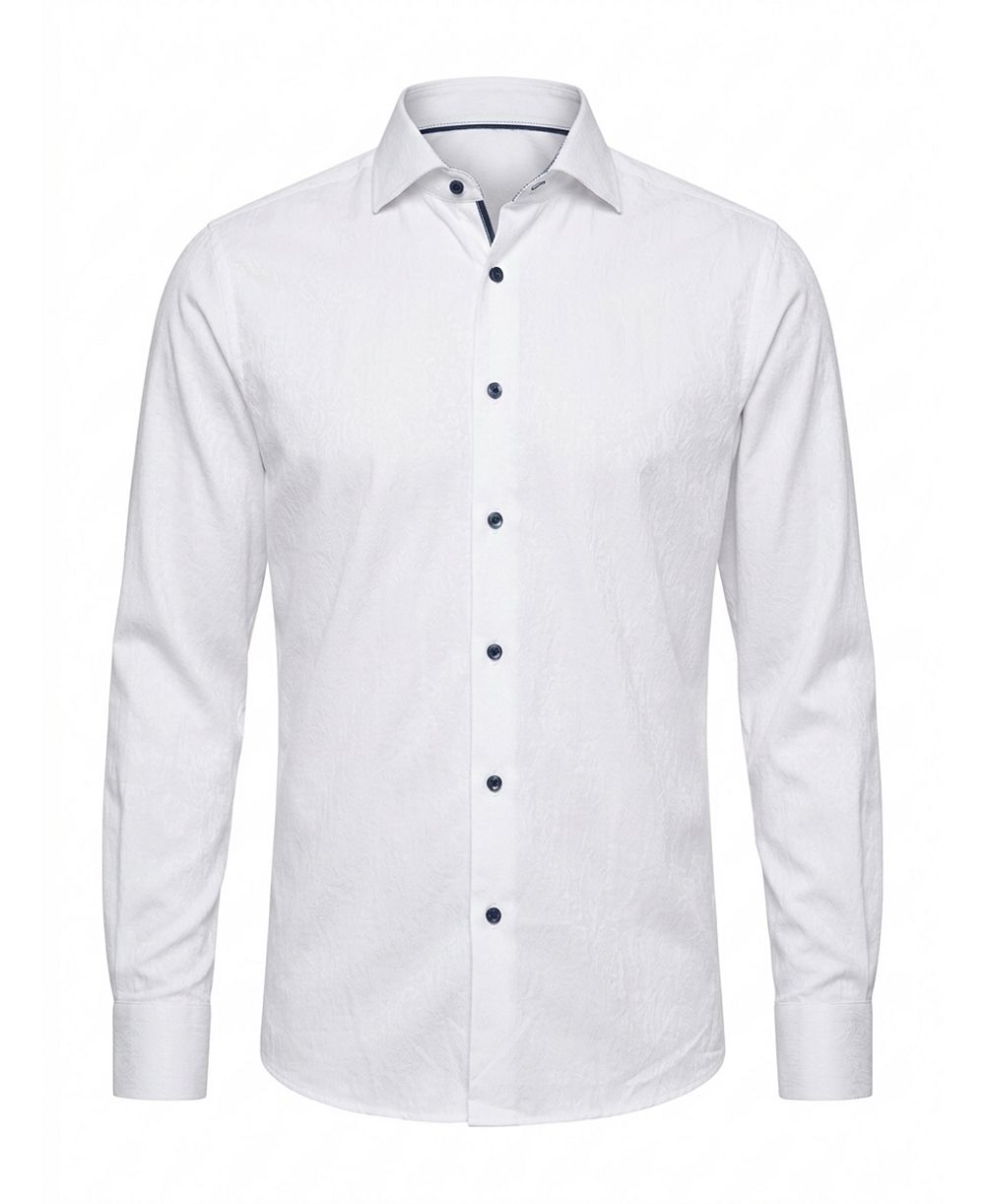 Garnet Men's Regular-Fit Long Sleeve Dress Shirt