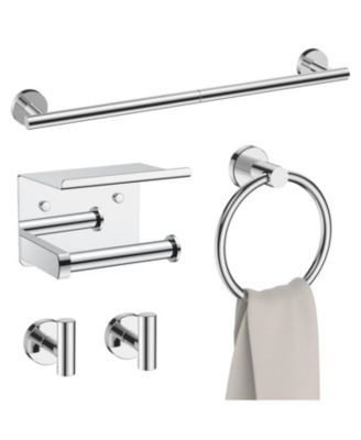 CYQBD 5 Piece 24" Bathroom Hardware Set Towel Bar