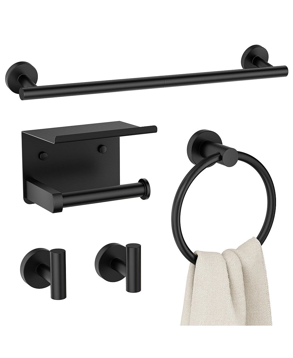 CYQBD 5 Piece 24" Bathroom Hardware Set Towel Bar