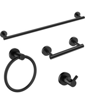 CYQBD 4 Piece 18" Bathroom Hardware Set Towel Bar