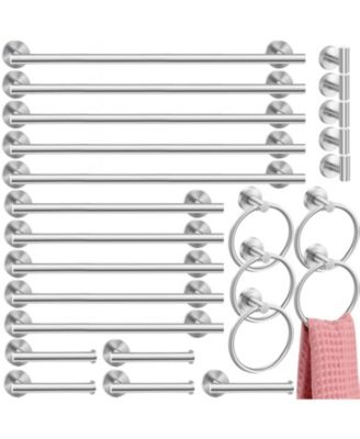 CYQBD 25Pieces Bathroom Accessories Hardware Set Towel Racks
