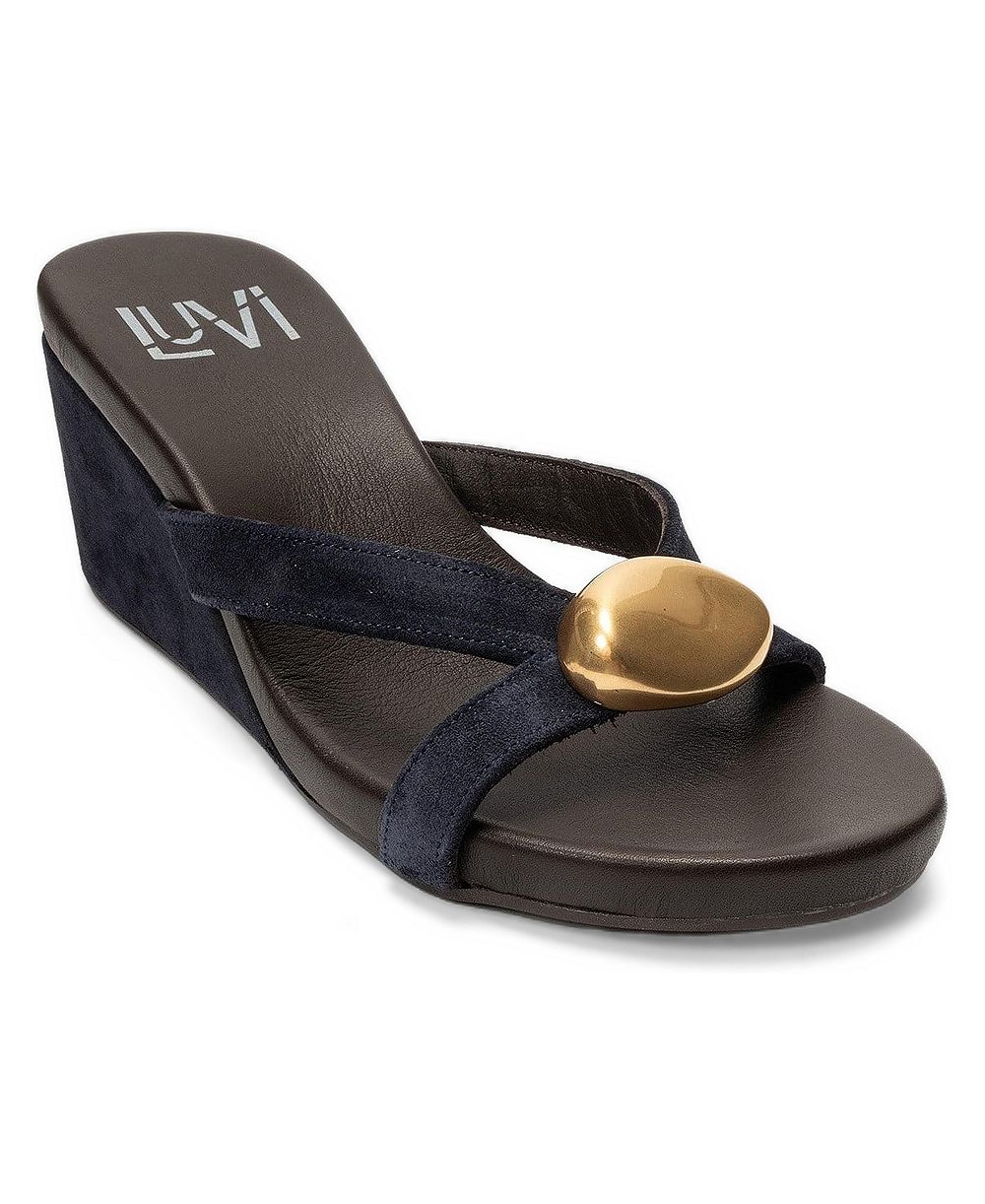 Женские кожаные сандалии на клине Forever and Always Shoes Caterina
