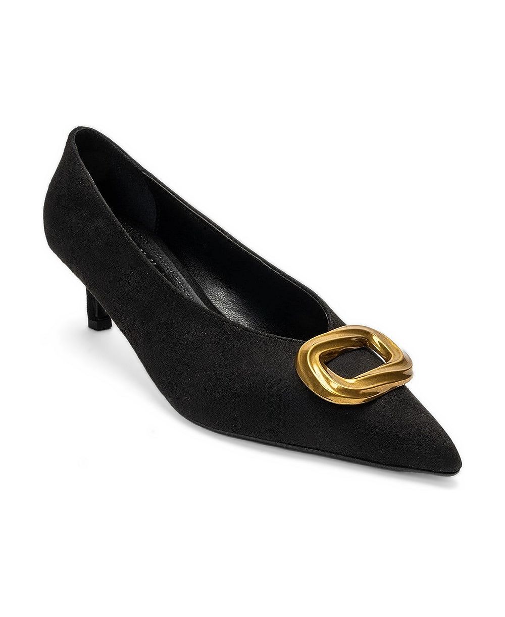 Женские туфли Prologue Shoes Delhi на низкой шпильке с пряжкой