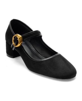Prologue Shoes Women's Merel Mary Jane Block Heel Shoe