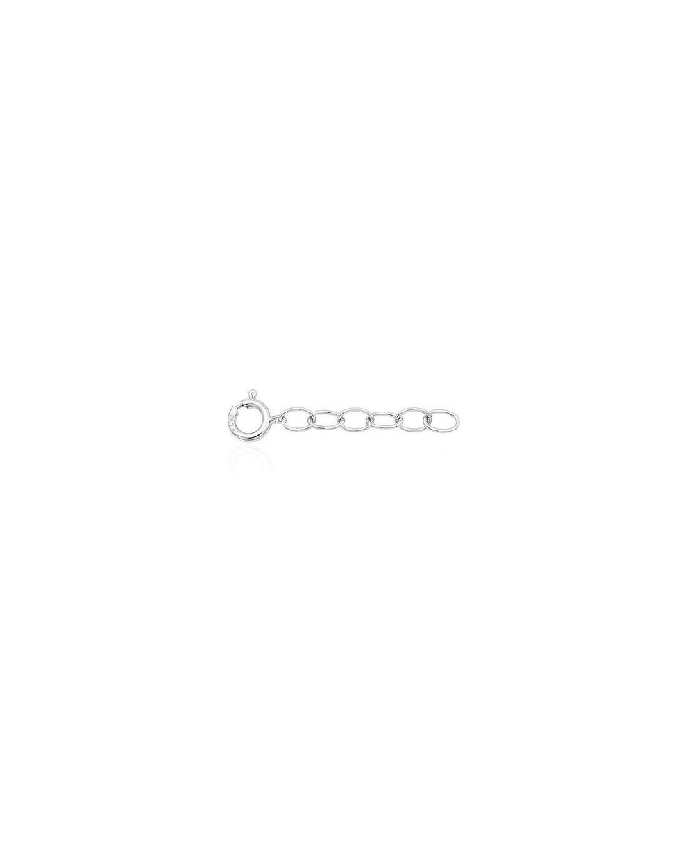 The Lovery Women's Sterling Silver Classic Extender Chain Bracelet, 1"
