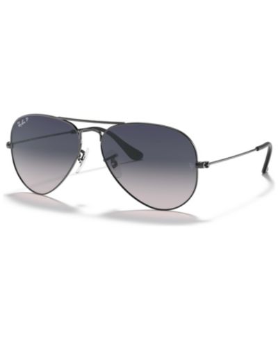 Солнцезащитные очки Ray-Ban Polarized Unisex, RB3025 AVIATOR GRADIENT