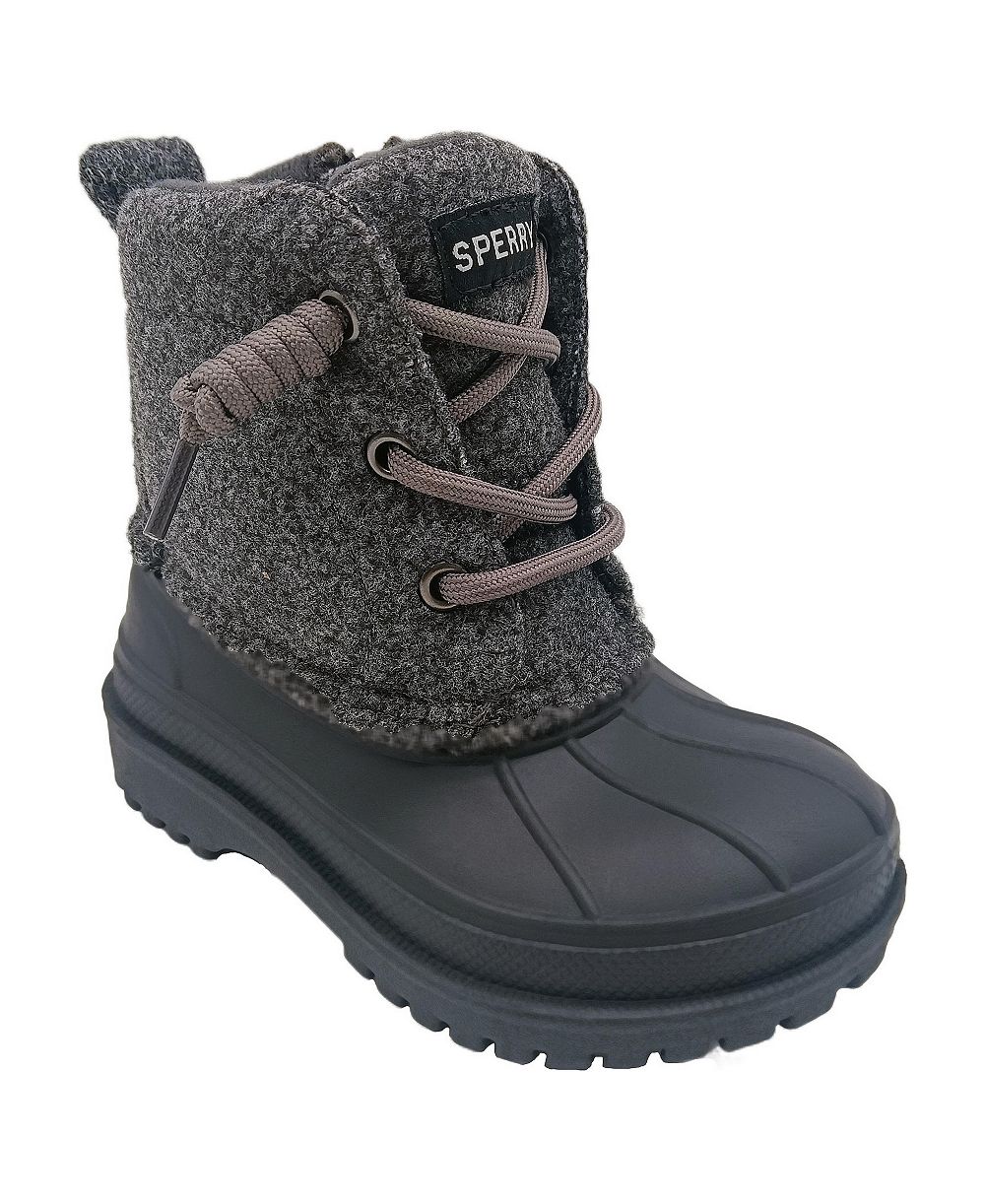 Sperry детские зимние сапоги-утки для мальчиков и девочек 4-10