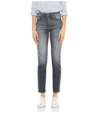 KanCan Women's Taryn High-Rise Cigarette Stretch Jeans