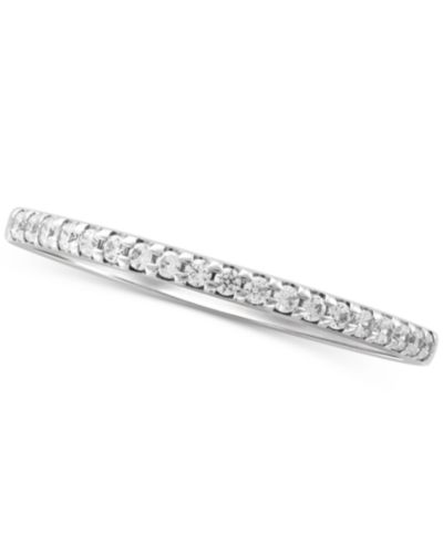 Кольцо Diamond Stackable Band (1/7 ct. t.w.) в 14k White или Yellow Gold