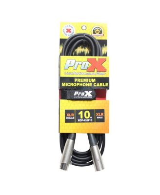 Сбалансированный аудиокабель ProX Premium XCP-XLR10 XLR-F к XLR-M, 10 футов