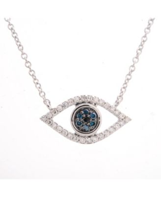 Подвеска Wrapped™ Diamond Evil-Eye в желтом или белом золоте 10K