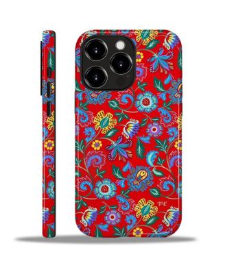 Red folk bloom