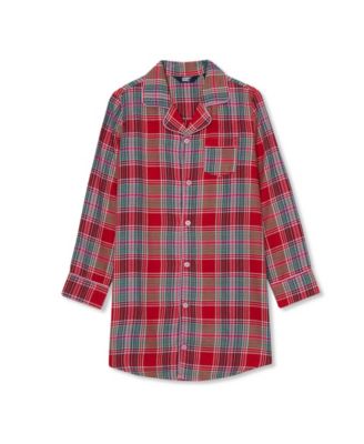 Bright red/pink plaid