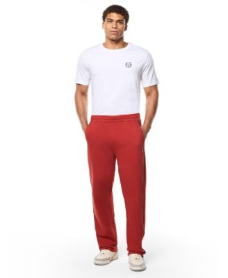Sergio Tacchini Men's Tricolore Premium French Terry Color-Contrast Piping Sweatpants