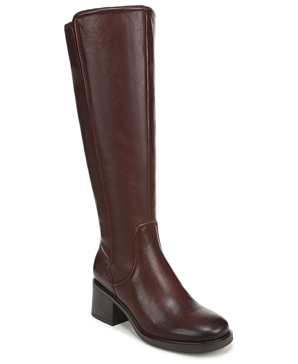 Naturalizer Women's Phoenix Leather Extra Wide Knee-High Boots