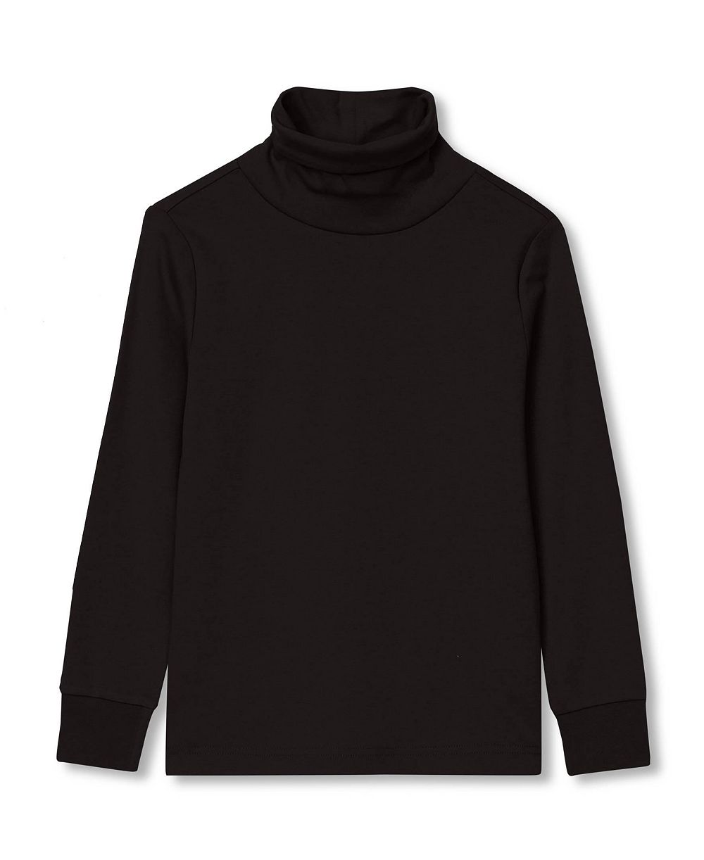 Lands' End Girls' 4-16 Long-Sleeve Turtleneck 100% Cotton T-Shirt