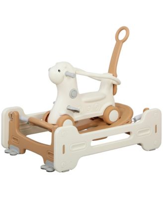 SEVORLEY Rocking Ride-On Toy with Footrest, Ages 1-6
