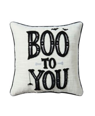 Hallmark Boo to You Reversible Fall Decorative Pillow, 18" x 18"
