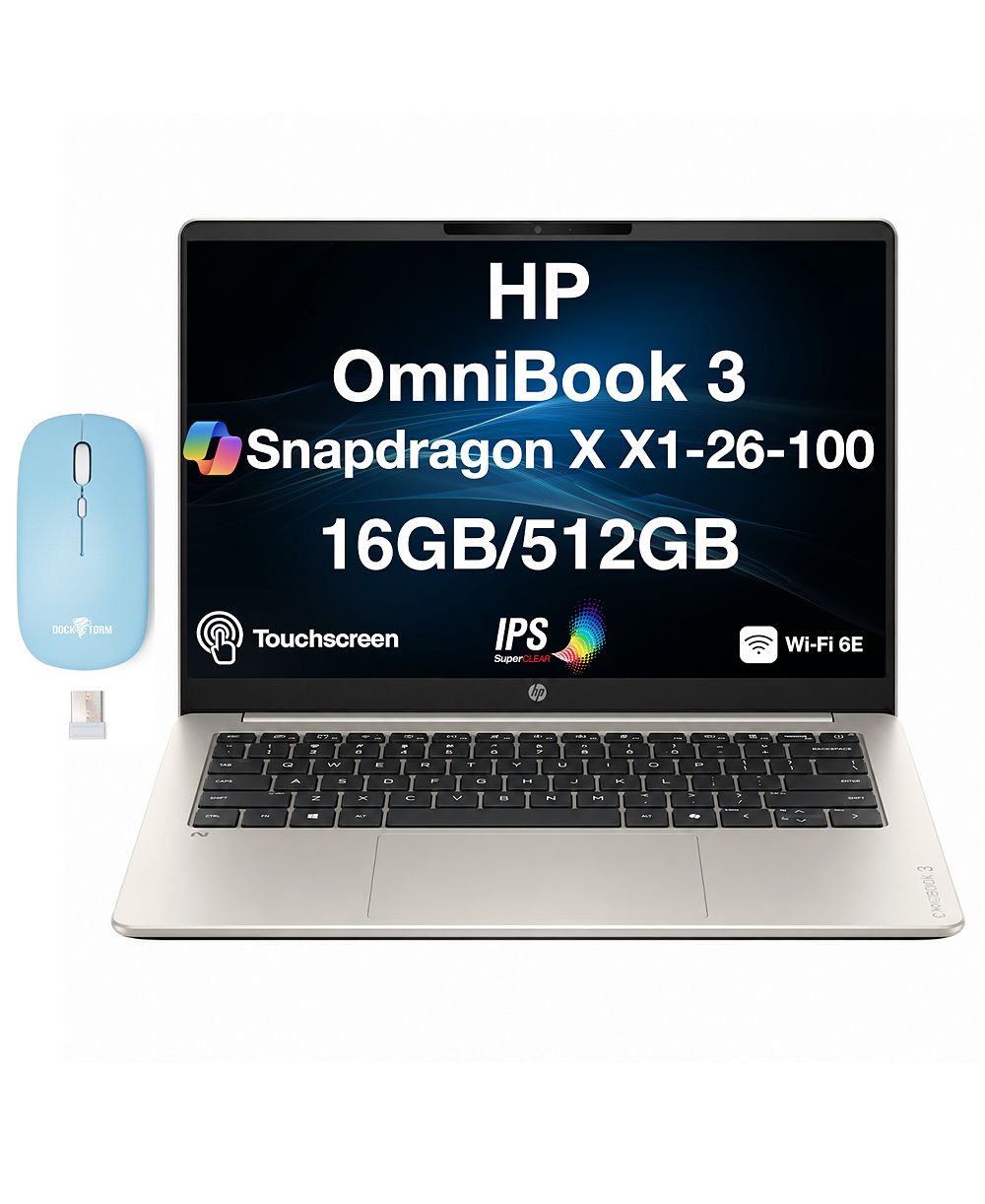 HP OmniBook 3 14" Touchscreen Windows 11 Laptop