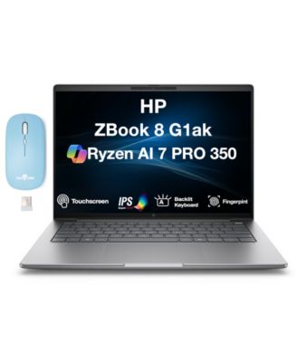 Ноутбук HP ZBook 8 G1ak с 14-дюймовым сенсорным экраном и Windows 11 Pro