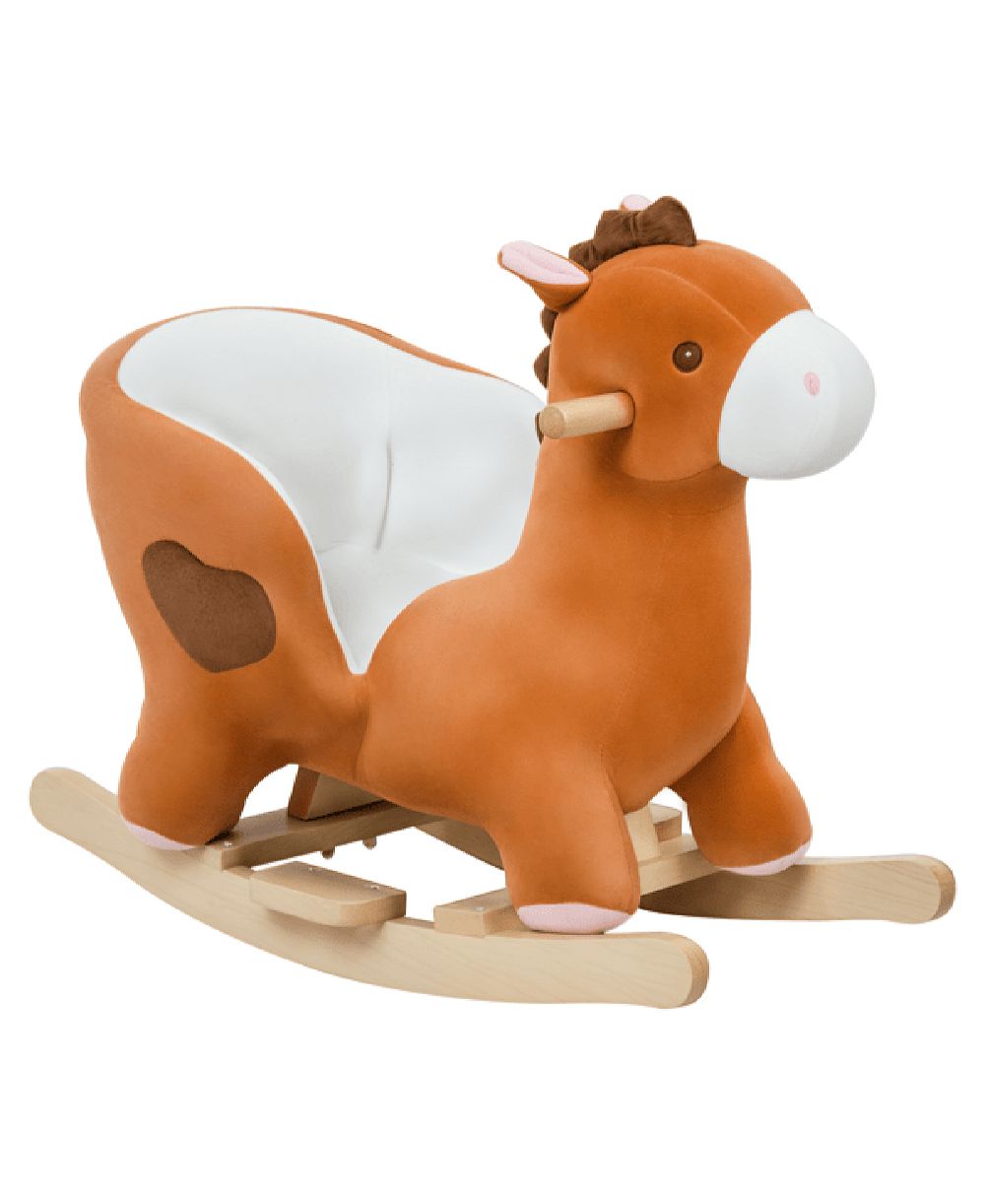 Игрушка-качалка SEVORLEY Rocking Ride-On с музыкой, на 1 сиденье, для детей от 18 месяцев