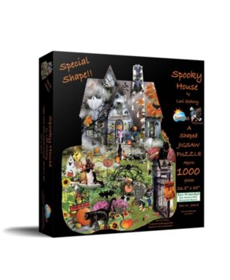 SunsOut Spooky House 1000-компонентный пазл специальной формы на Хэллоуин, возраст 15+