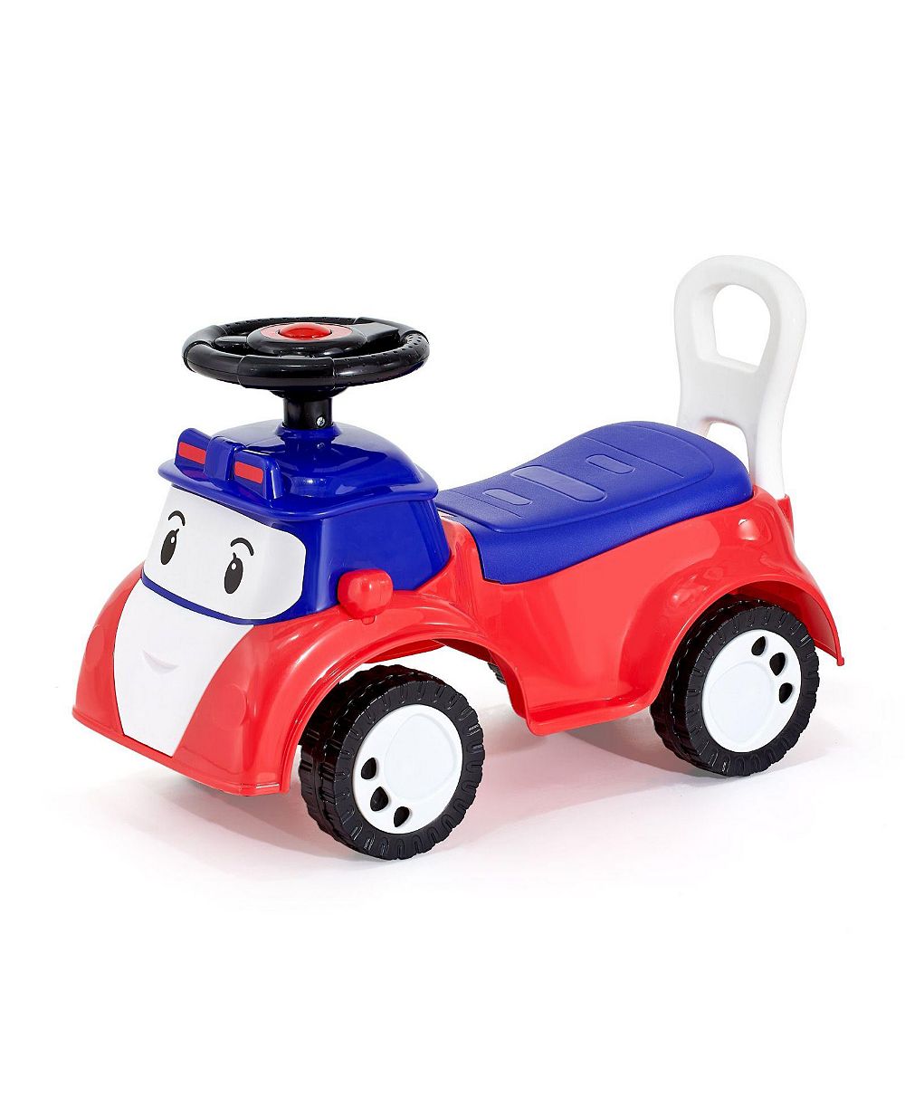 SEVORLEY Toddler Push Ride-On Car with Music & Under-Seat Storage, 55 lb Capacity, Ages 19-36 Months
