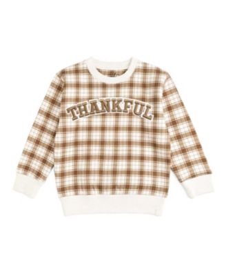 Мужской лонгслив Sweet Wink с круглым вырезом и патчами, 4-20 Thankful, День благодарения