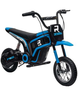 SEVORLEY Kids Ride-On Motorcycle 24V Music, Steel, Ages 13+