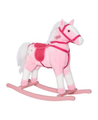 SEVORLEY Plush-Rocking Ride-On Toy, Ages 3+