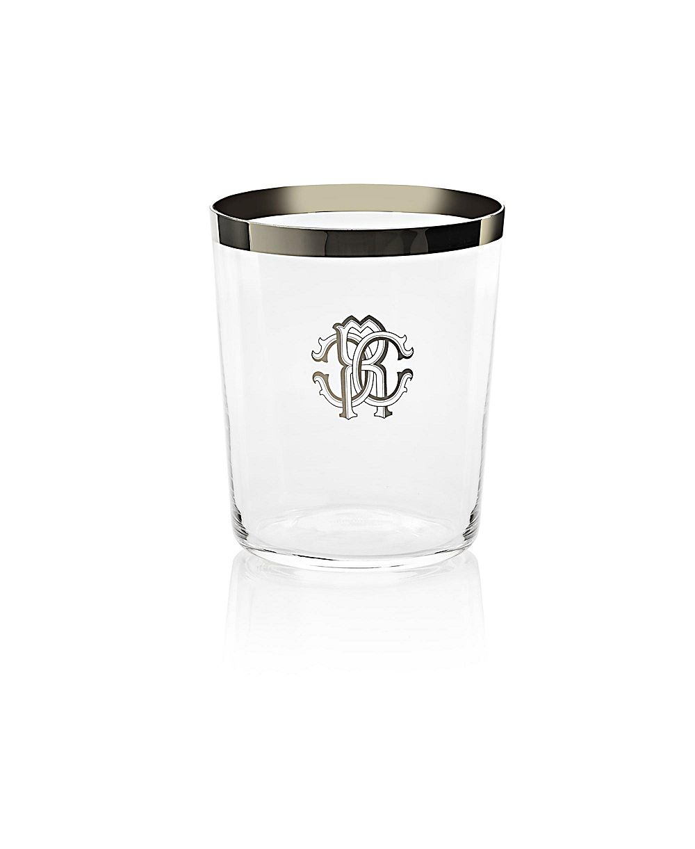 Roberto Cavalli Old Fashion Glass New Monogram diameter. 3.5", H 4", cap. 14.75